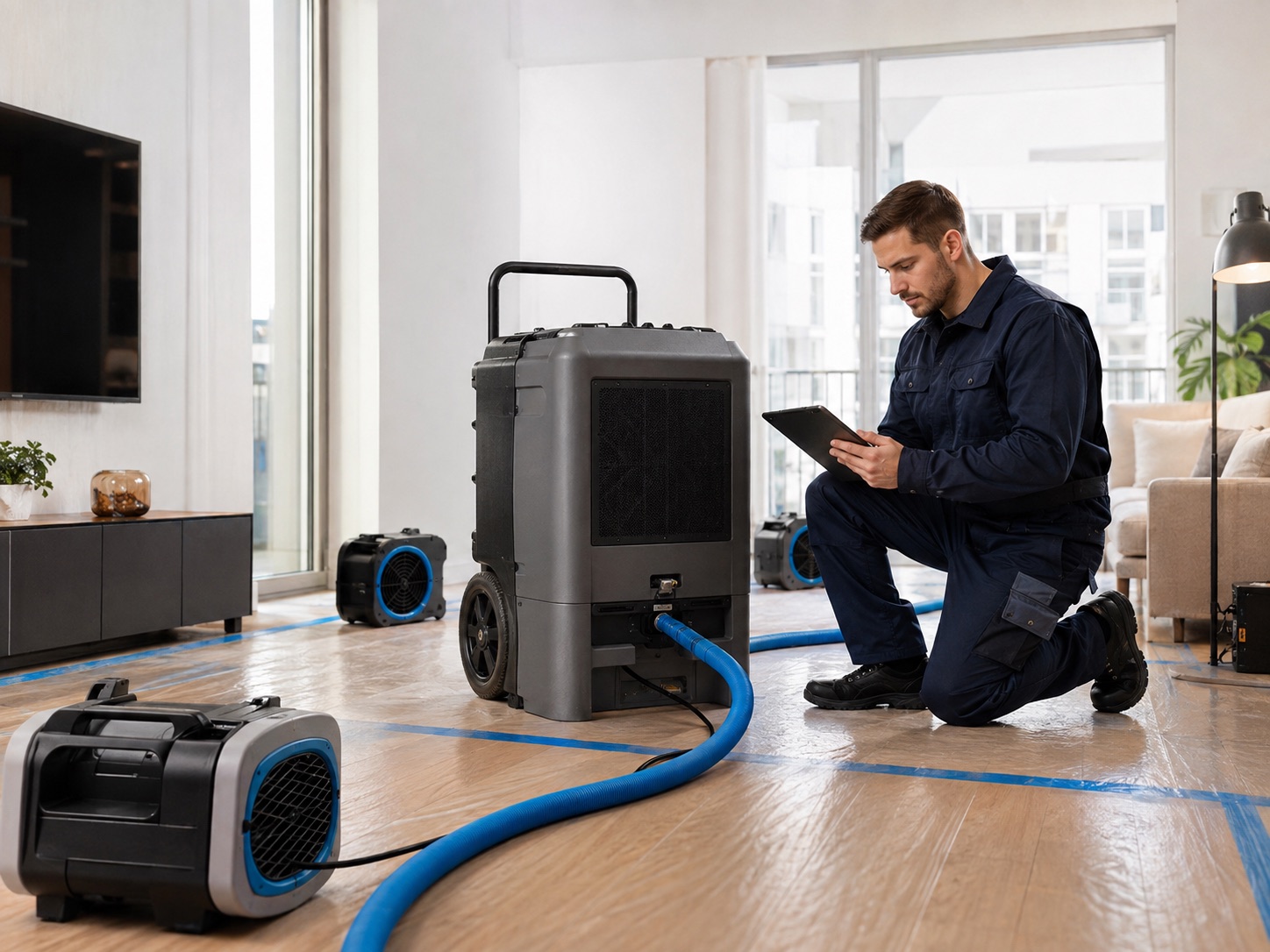 Technische Trocknung mit digitaler Dokumentation